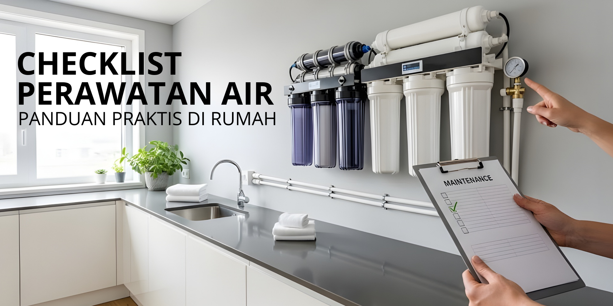 Checklist Perawatan Air: Panduan Praktis di Rumah