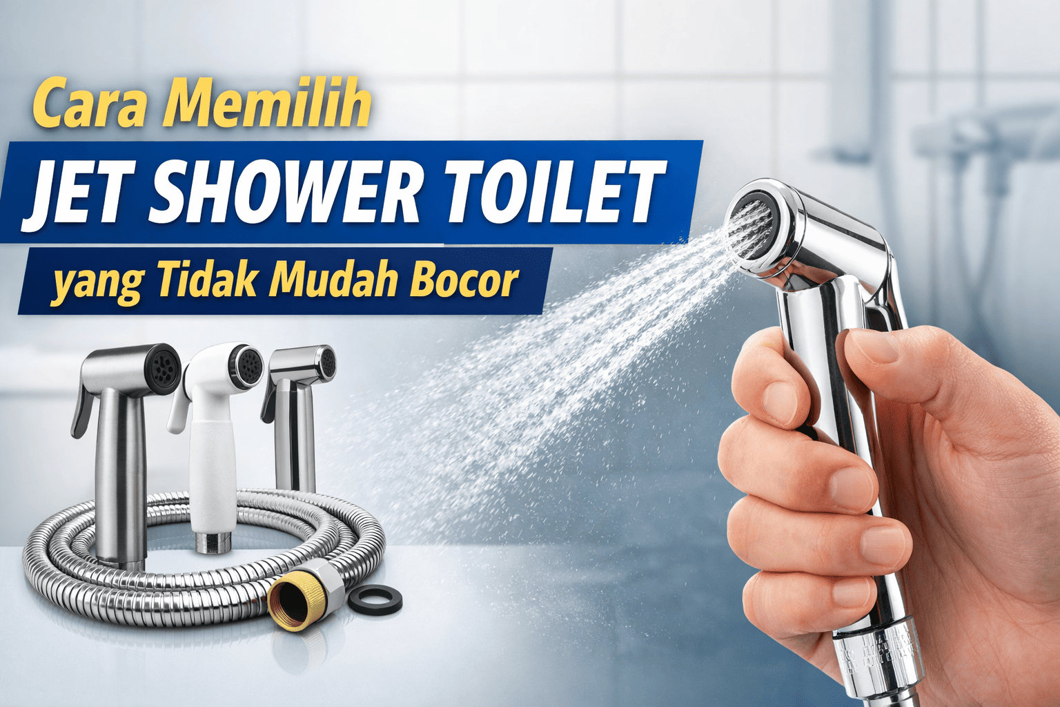 Cara Memilih Jet Shower Toilet yang Tidak Mudah Bocor