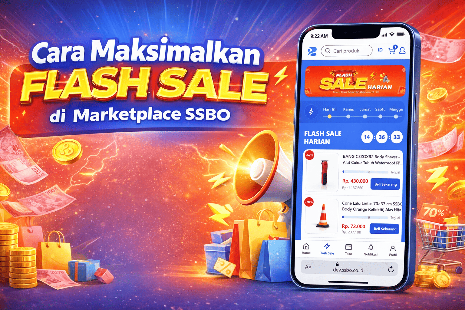 Cara Maksimalkan Flash Sale di Marketplace SSBO