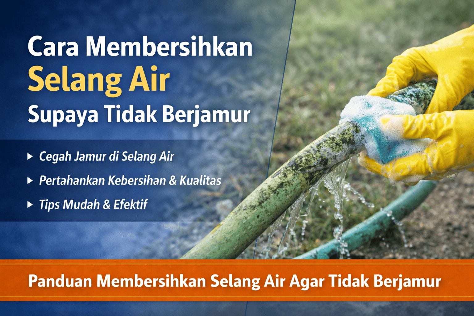 Cara Membersihkan Selang Air Supaya Tidak Berjamur