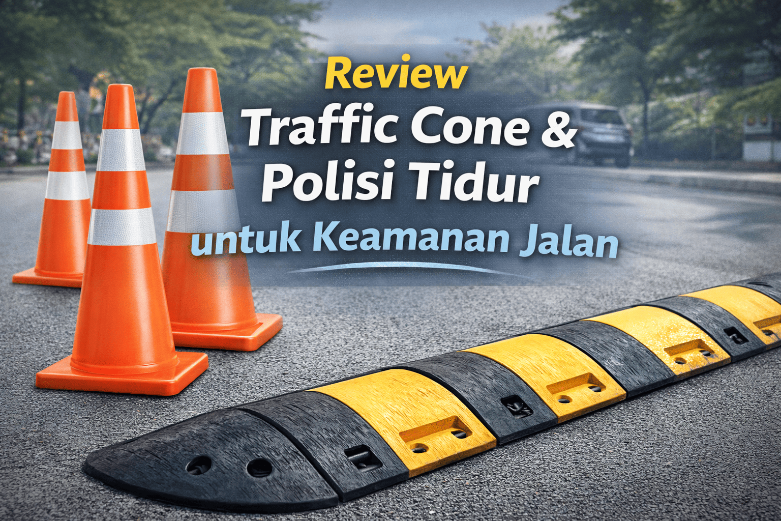 Review Traffic Cone & Polisi Tidur untuk Keamanan Jalan