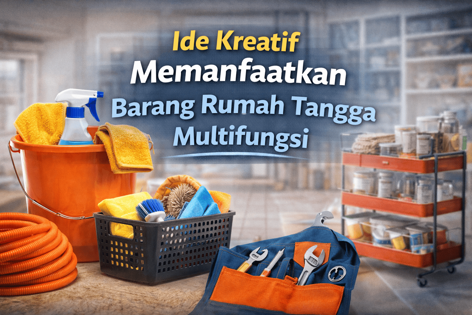 Ide Kreatif Memanfaatkan Barang Rumah Tangga Multifungsi