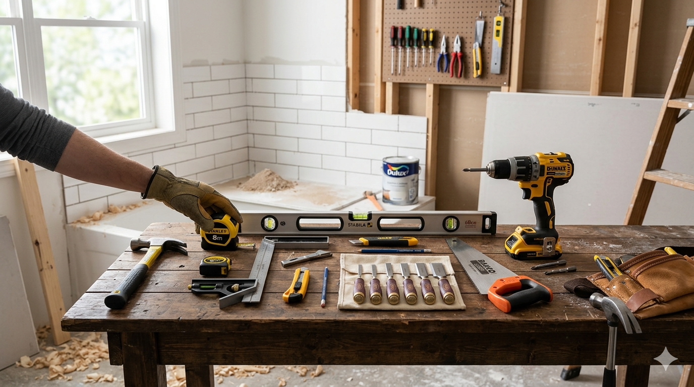 Daftar Alat Pertukangan Wajib untuk Proyek Renovasi Rumah