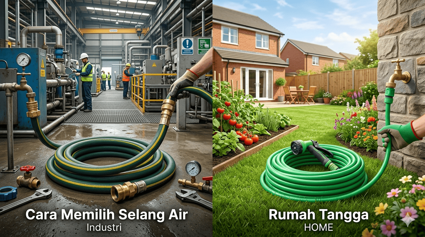 Cara Memilih Selang Air untuk Industri dan Rumah Tangga