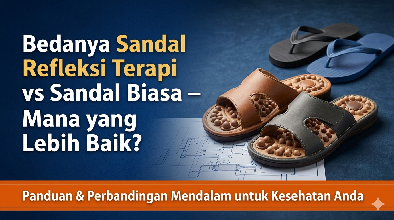 Bedanya Sandal Refleksi Terapi vs Sandal Biasa – Mana yang Lebih Baik?