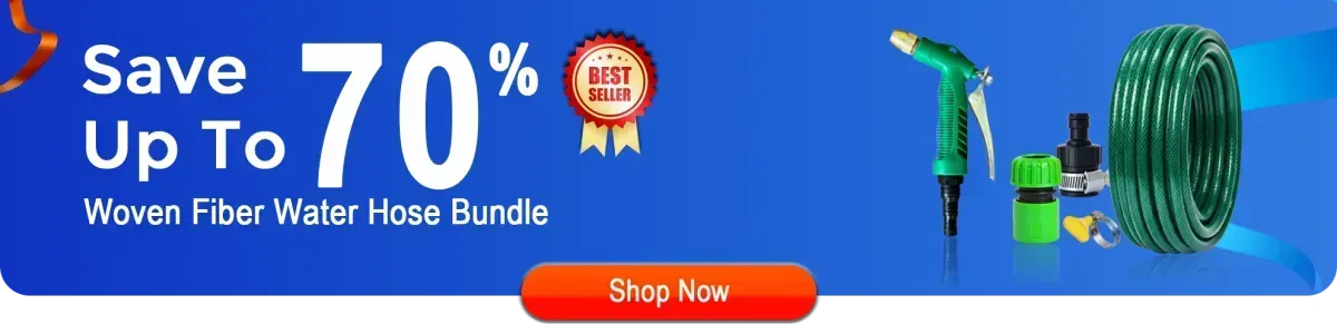 Hemat 70% Paket Selang Air Serat Benang