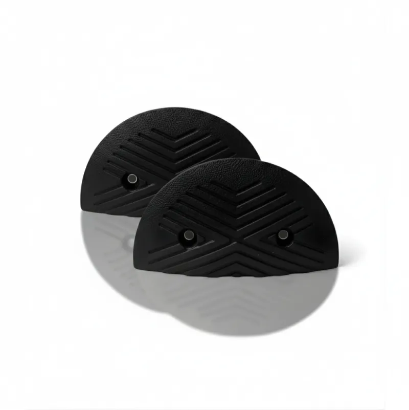 2 Ujung Polisi Tidur SSBO 4×18×35 – Warna Hitam, Anti Slip & Mudah Dipasang
