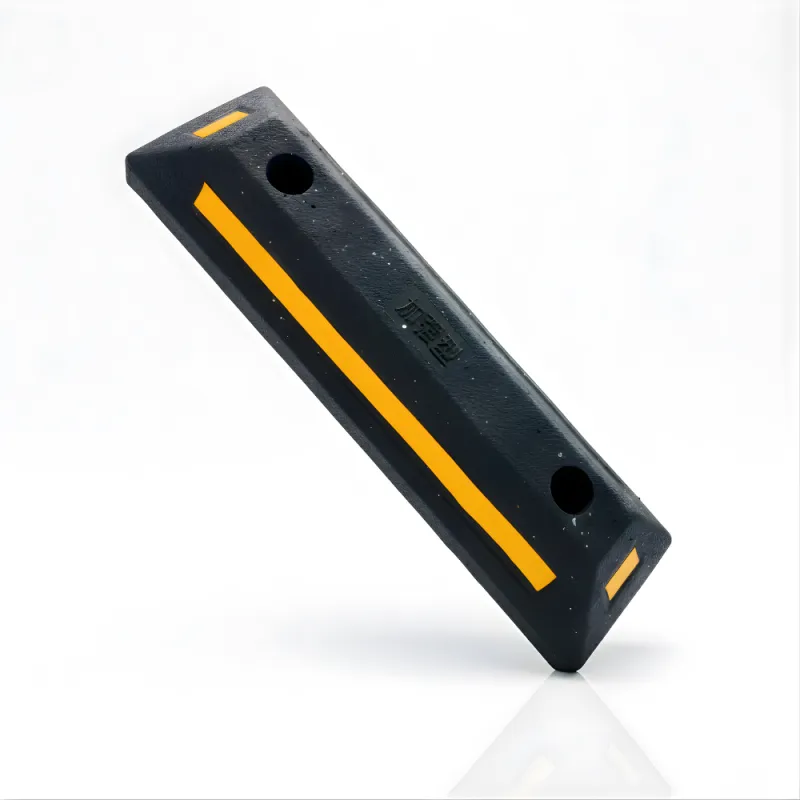 Wheel Stopper SSBO – Pengganjal Ban Mobil + 2 Baut Pemasangan Anti Geser, Aman untuk Parkiran & Garasi