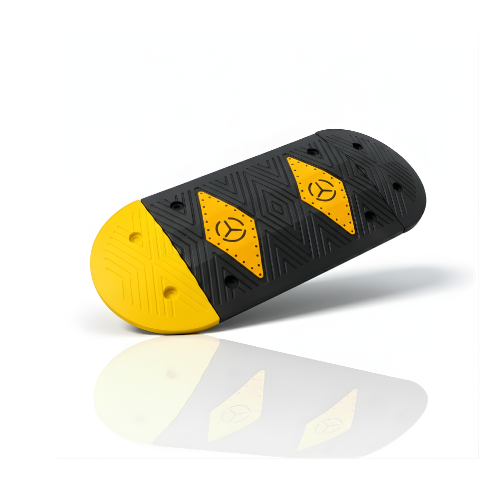 SSBO Polisi Tidur Karet Panjang 50 cm + 2 Ujung Warna Kuning – Aman, Anti Slip & Tahan Lama