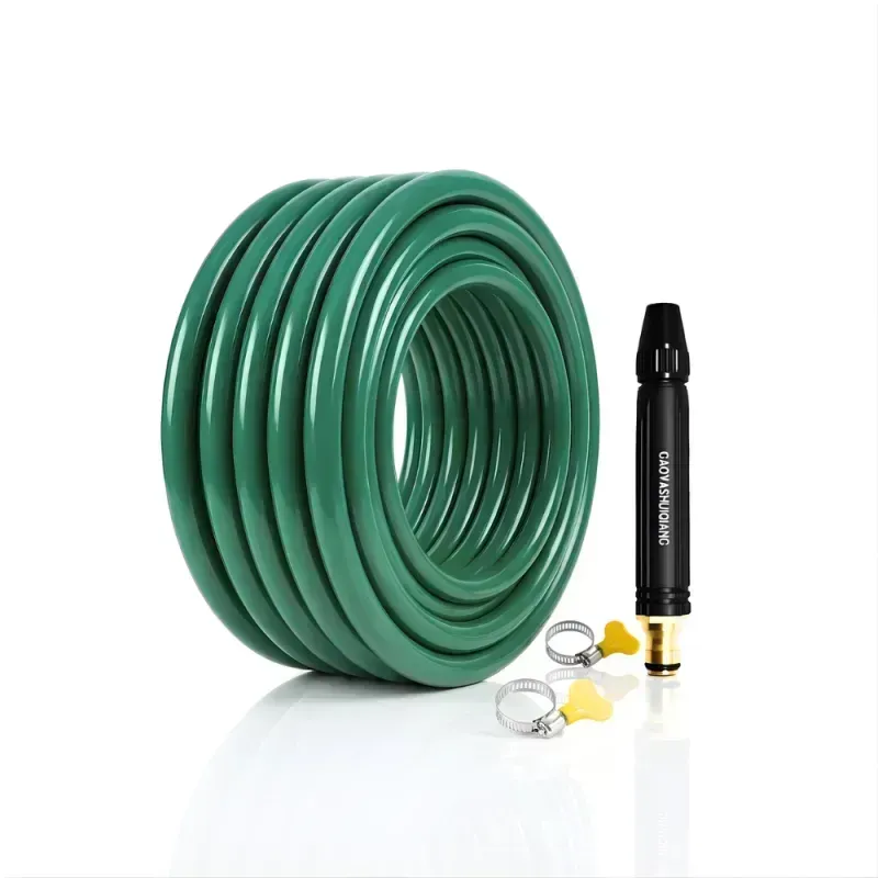 Selang Air Elastis 1,5 mm SSBO ⅝ & ¾ Inch + Nozzle Stick + 2 Klem Pengunci – Fleksibel, Kuat, Tahan Tekanan & Siap Pakai