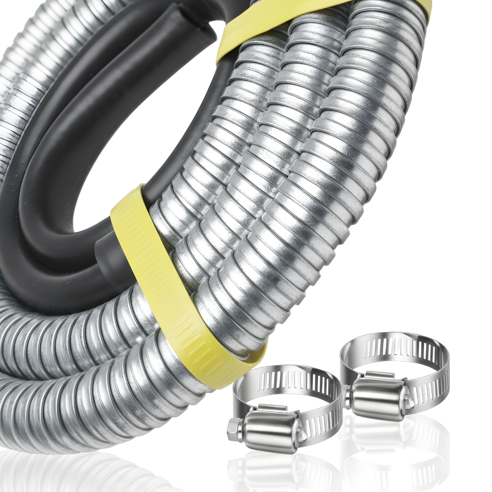 SSBO Paket Selang Gas dengan Ring & Selongsong Pengaman – Selang Gas Aman & Praktis Siap Pasang untuk Kompor LPG Rumah Tangga