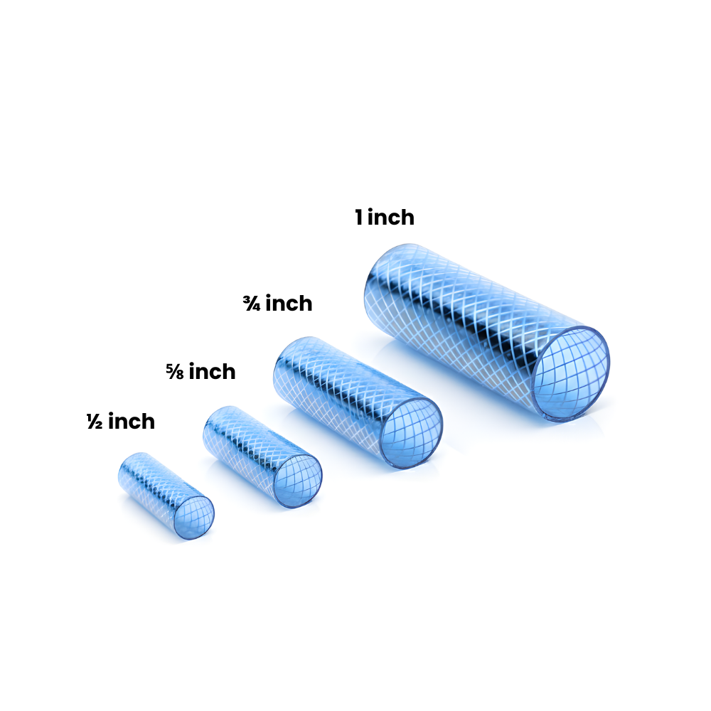 SSBO Selang Air Serat Benang Transparan Berbagai Ukuran – Serbaguna untuk Air, Cairan Kimia & Kebutuhan Industri