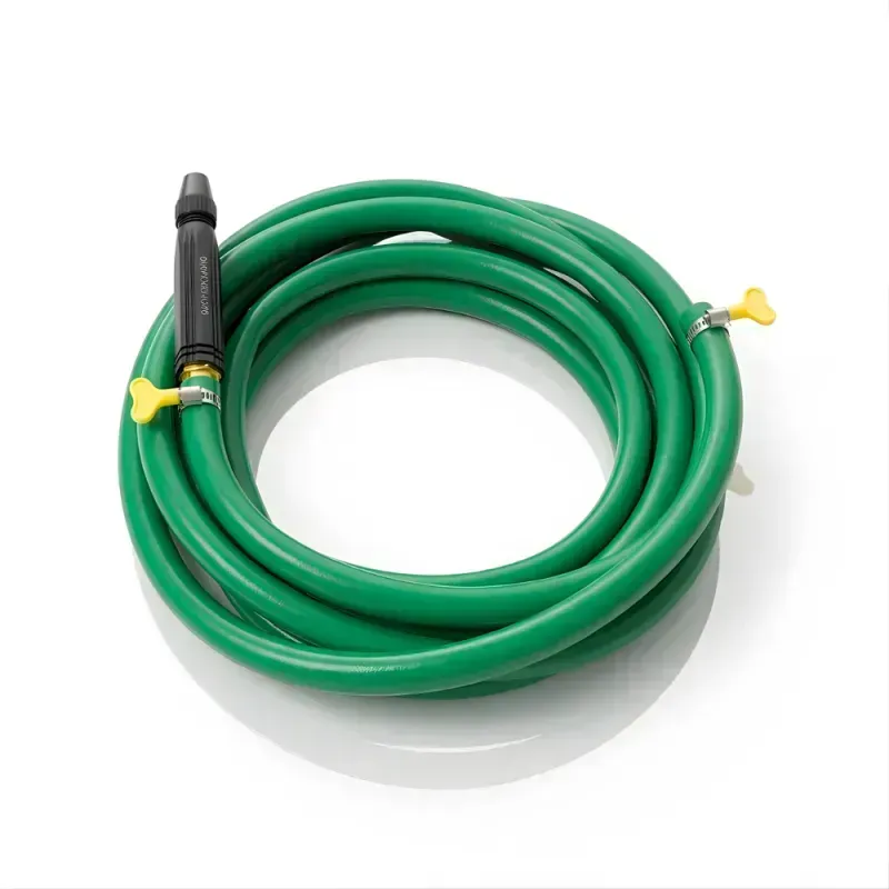 Selang Air Elastis 1,5 mm SSBO ⅝ & ¾ Inch + Nozzle Stick + 2 Klem Pengunci – Fleksibel, Kuat, Tahan Tekanan & Siap Pakai