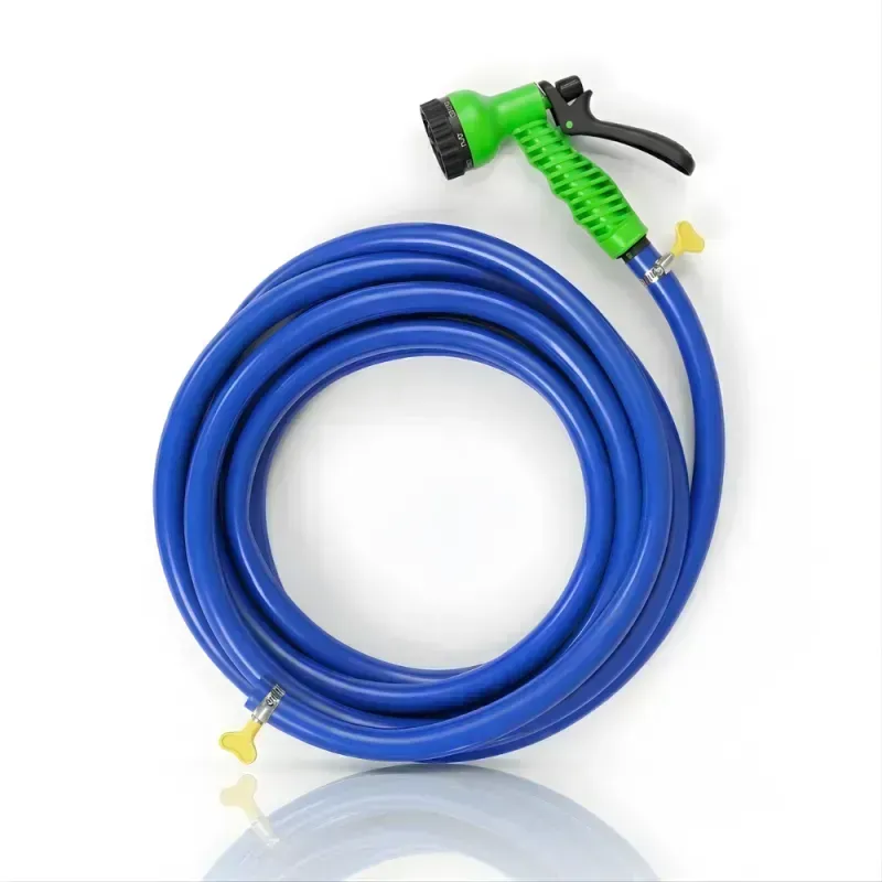 Selang Air Elastis 1.5 mm SSBO ⅝ & ¾ Inch + Nozzle Semprot 7 Mode + 2 Klem Pengunci – Fleksibel, Kuat, Tahan Tekanan & Siap Pakai