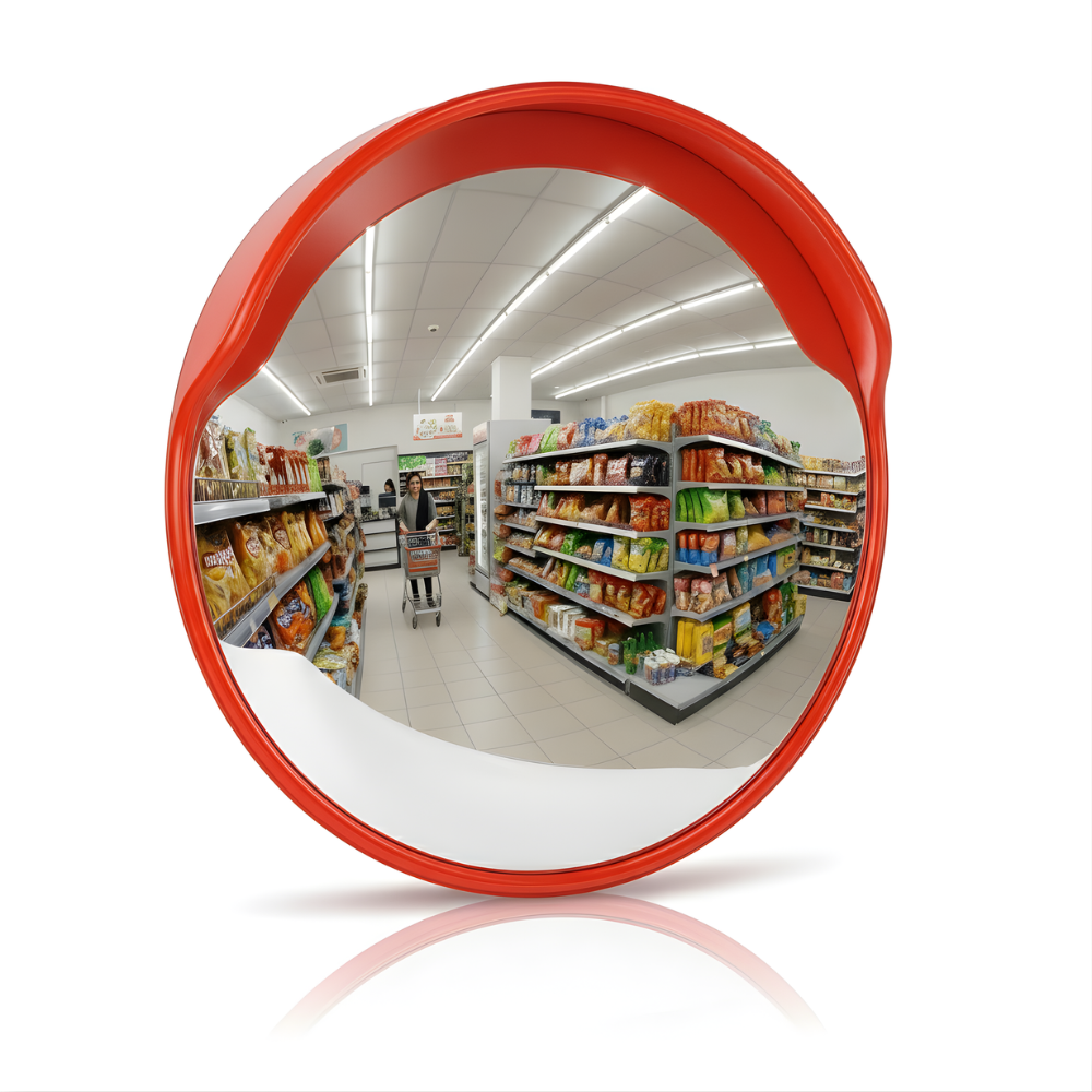 SSBO Cermin Cembung Lalu Lintas – Cermin Tikungan Jalan Anti Pecah, Tahan Cuaca & Pantulan Jelas untuk Keamanan Jalan