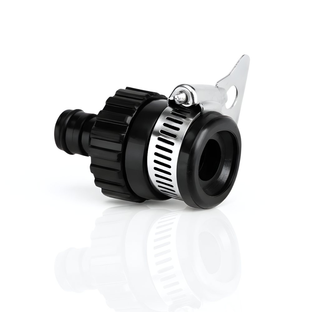 SSBO Konektor Selang Universal Warna Hitam – Sambungan Selang Air dengan Ring Karet Anti Bocor & Tahan Tekanan