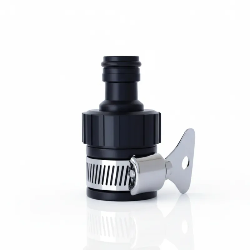 SSBO Konektor Selang Universal Warna Hitam – Sambungan Selang Air dengan Ring Karet Anti Bocor & Tahan Tekanan