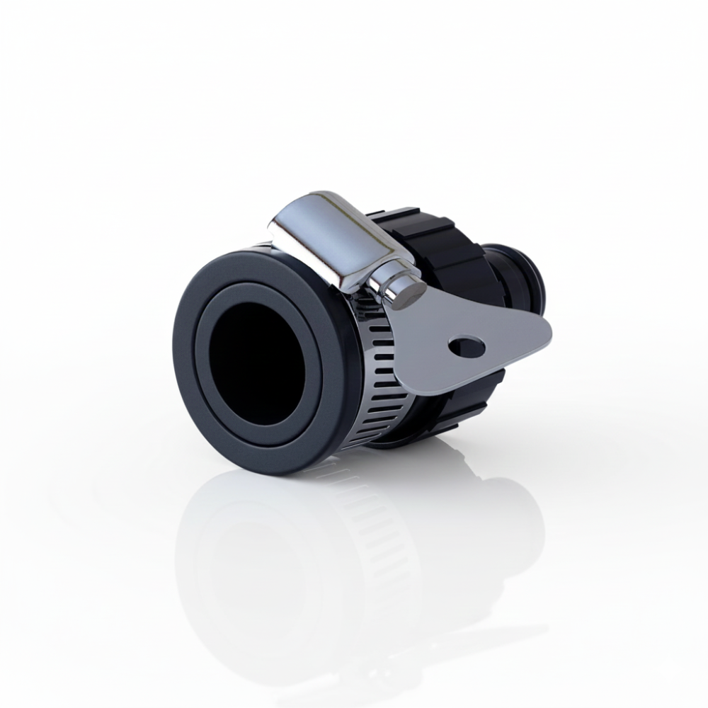 SSBO Konektor Selang Universal Warna Hitam – Sambungan Selang Air dengan Ring Karet Anti Bocor & Tahan Tekanan