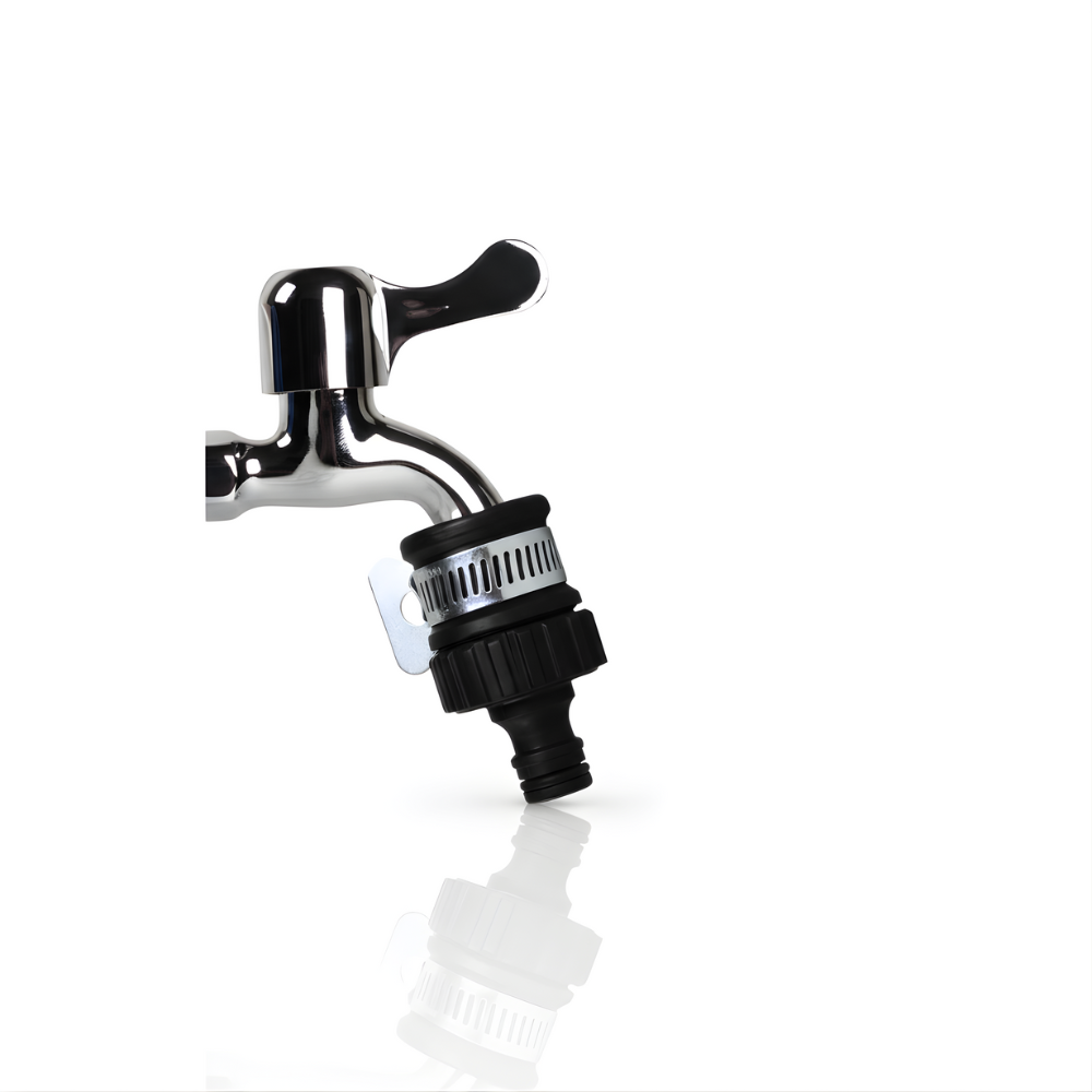 SSBO Konektor Selang Universal Warna Hitam – Sambungan Selang Air dengan Ring Karet Anti Bocor & Tahan Tekanan