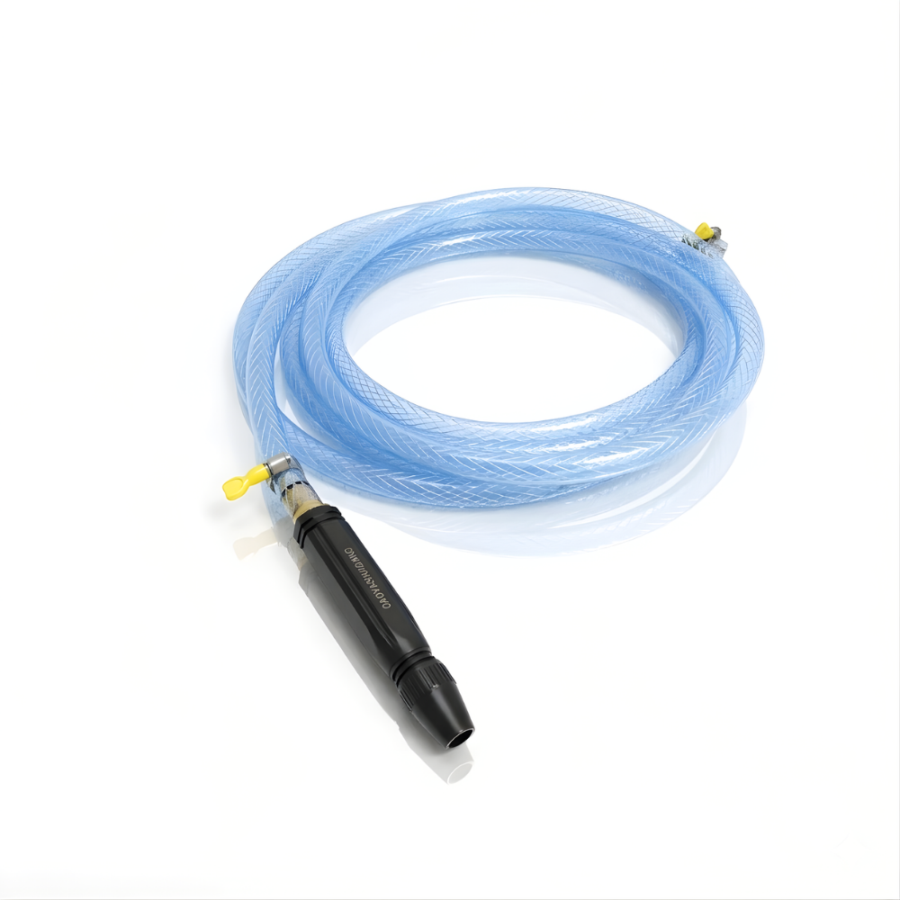 Selang Air PVC Serat Benang Transparan SSBO ⅝ & ¾ Inch – Nozzle Stick + 2 Klem, Kuat, Fleksibel, Anti Lumut & Siap Pakai