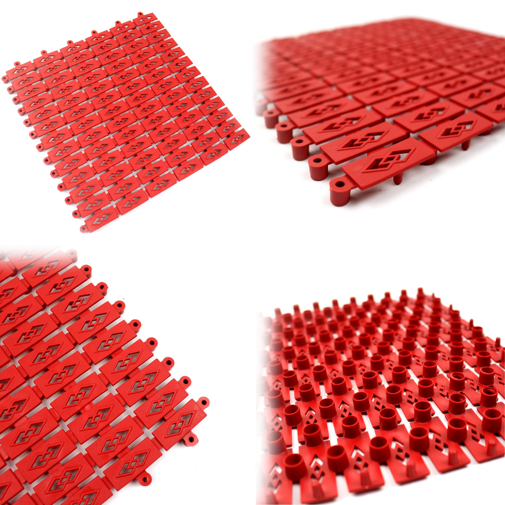 Karpet Anti Slip PVC Warna Merah – Alas Lantai Aman & Nyaman untuk Kamar Mandi, Dapur, dan Area Basah