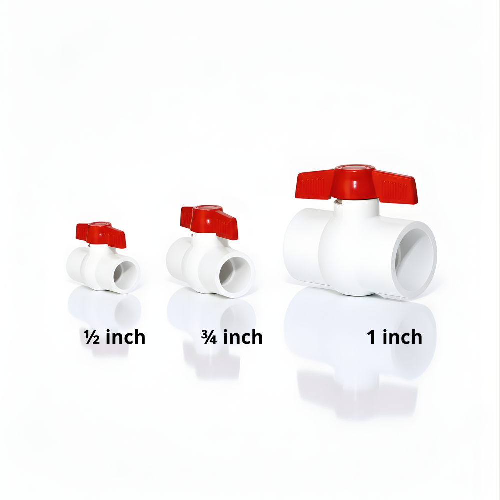 Stop Kran PVC SSBO – Kran Air Tahan Tekanan, Handle Kokoh & Anti Pecah untuk Rumah & Taman