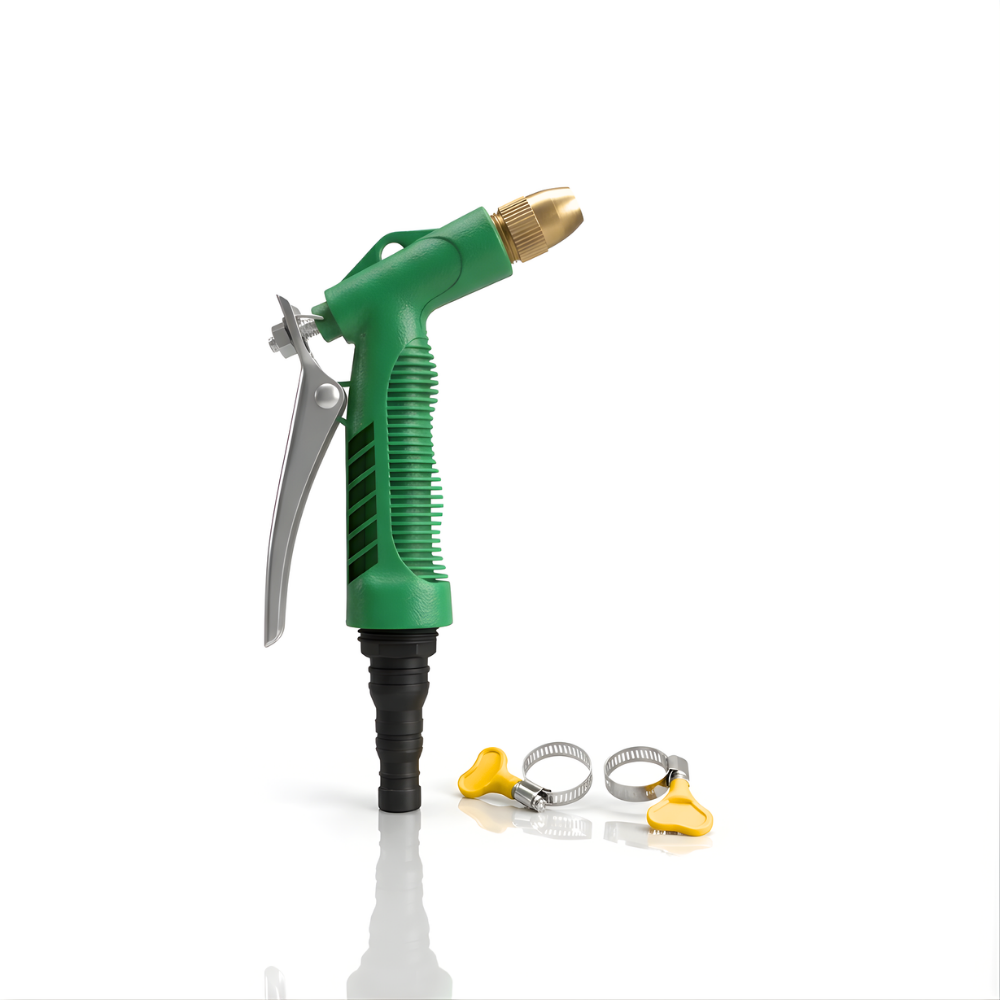 SSBO Selang Air Elastis Bening ½ & ¾ Inch – Dengan Nozzle Semprotan 4 Mode & Aksesoris Lengkap