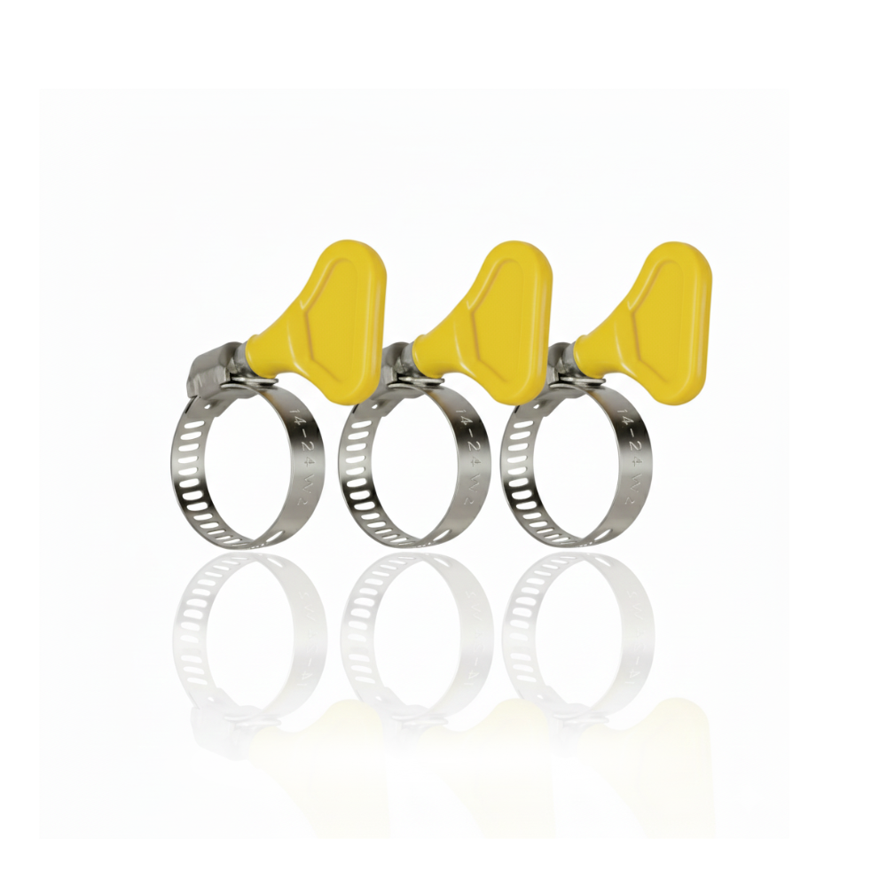 SSBO Ring Putar Kuning ½, ¾ & 1 Inch – Fitting Sambungan Selang Air Anti Puntir & Tahan Tekanan