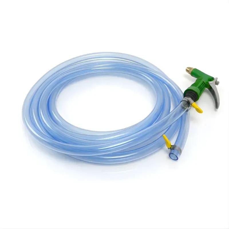 SSBO Selang Air Elastis Bening ½ & ¾ Inch – Dengan Nozzle Semprotan 4 Mode & Aksesoris Lengkap