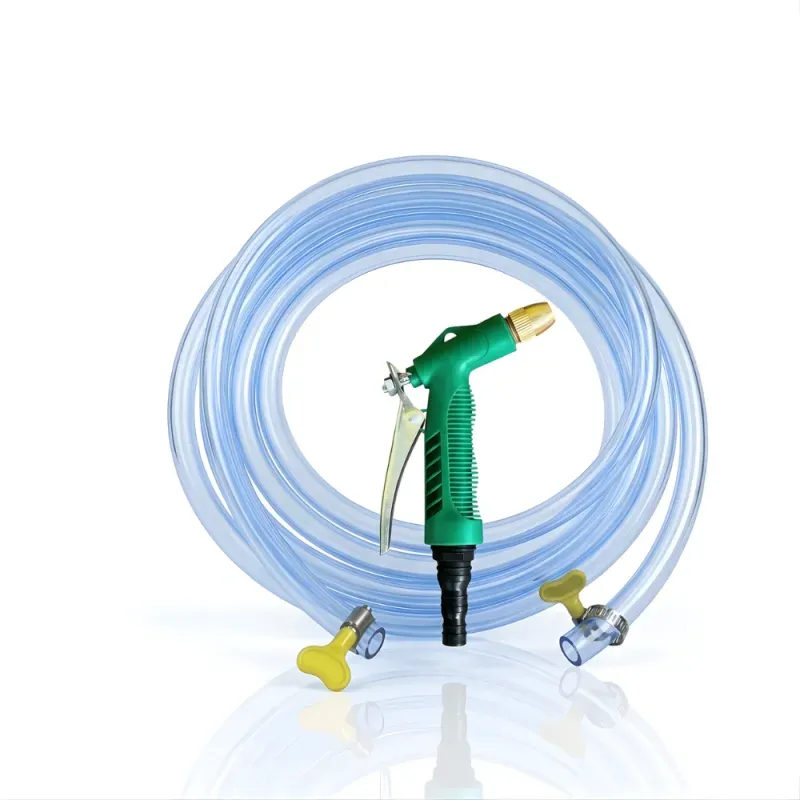 SSBO Selang Air Elastis Bening ½ & ¾ Inch – Dengan Nozzle Semprotan 4 Mode & Aksesoris Lengkap