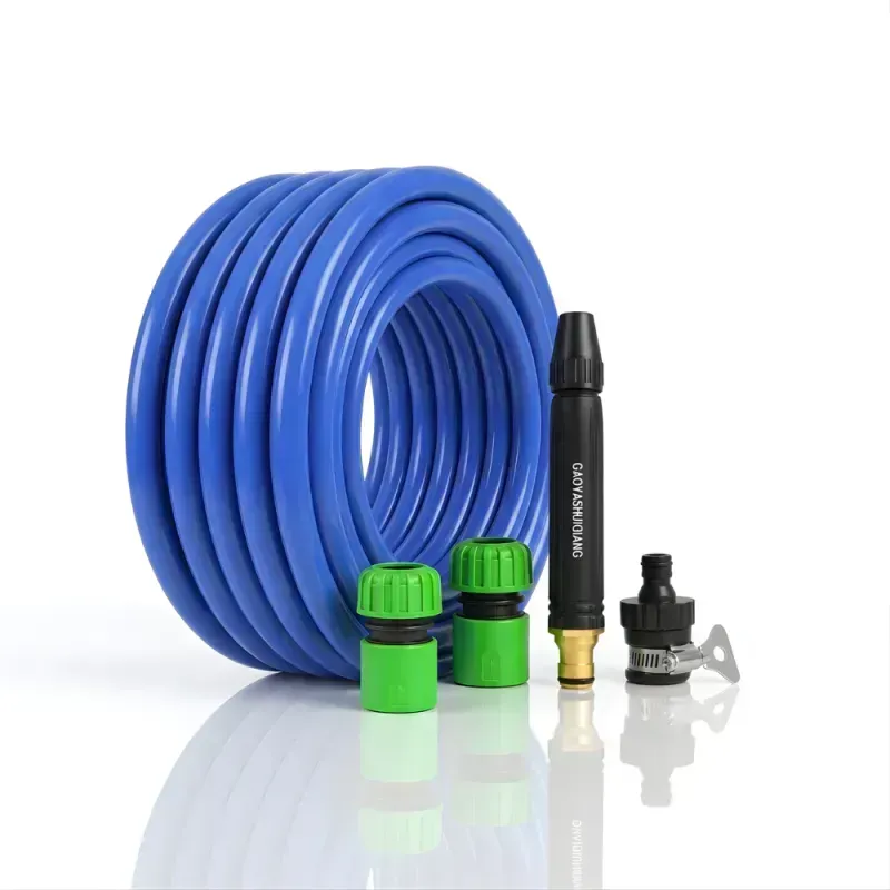 Paket Selang Air Elastis 1,5 mm SSBO ½, ⅝ & ¾ Inch – Nozzle Stick, 2 Konektor & Fitting Lengkap