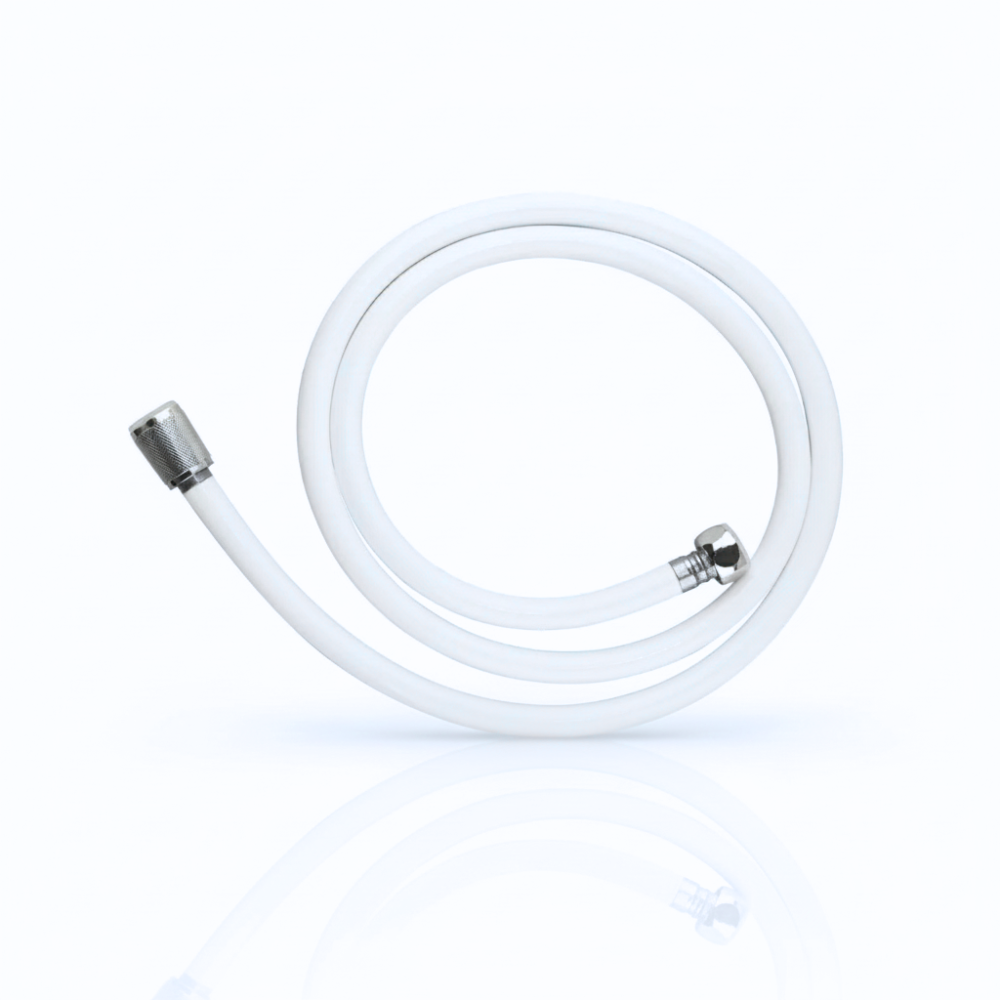 Selang Shower Warna Putih SSBO – Fleksibel 1.2 M, Anti Bocor, Kuat & Mudah Dipasang