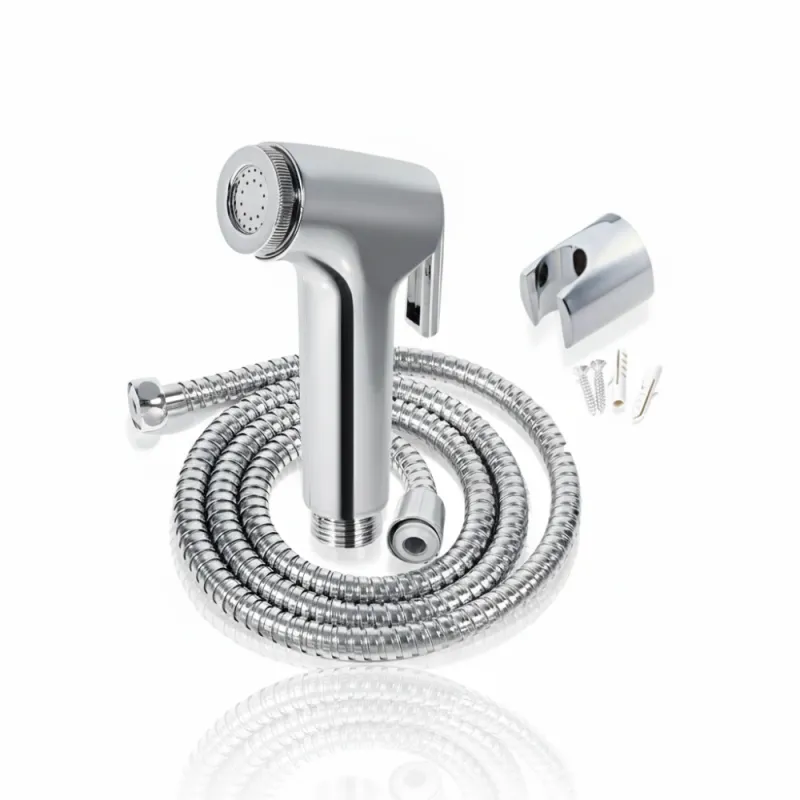 SSBO Jet Shower Set Silver – Set Semprotan Toilet Tekanan Tinggi, Anti Bocor & Elegan
