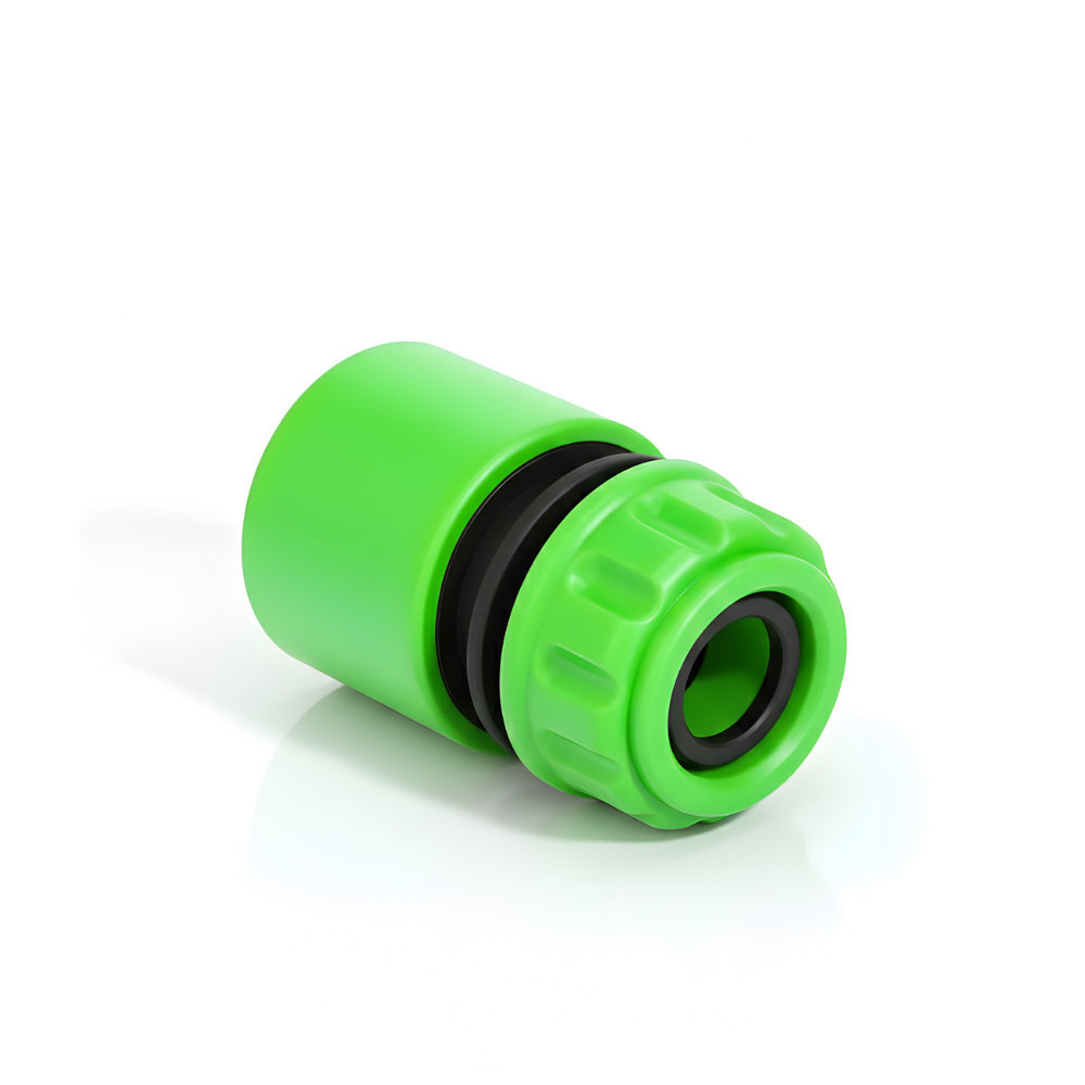 SSBO Konektor Selang Presisi 1/2 Inch – Warna Hitam Hijau, Anti Bocor & Tahan Cuaca untuk Selang Taman & Rumah Tangga