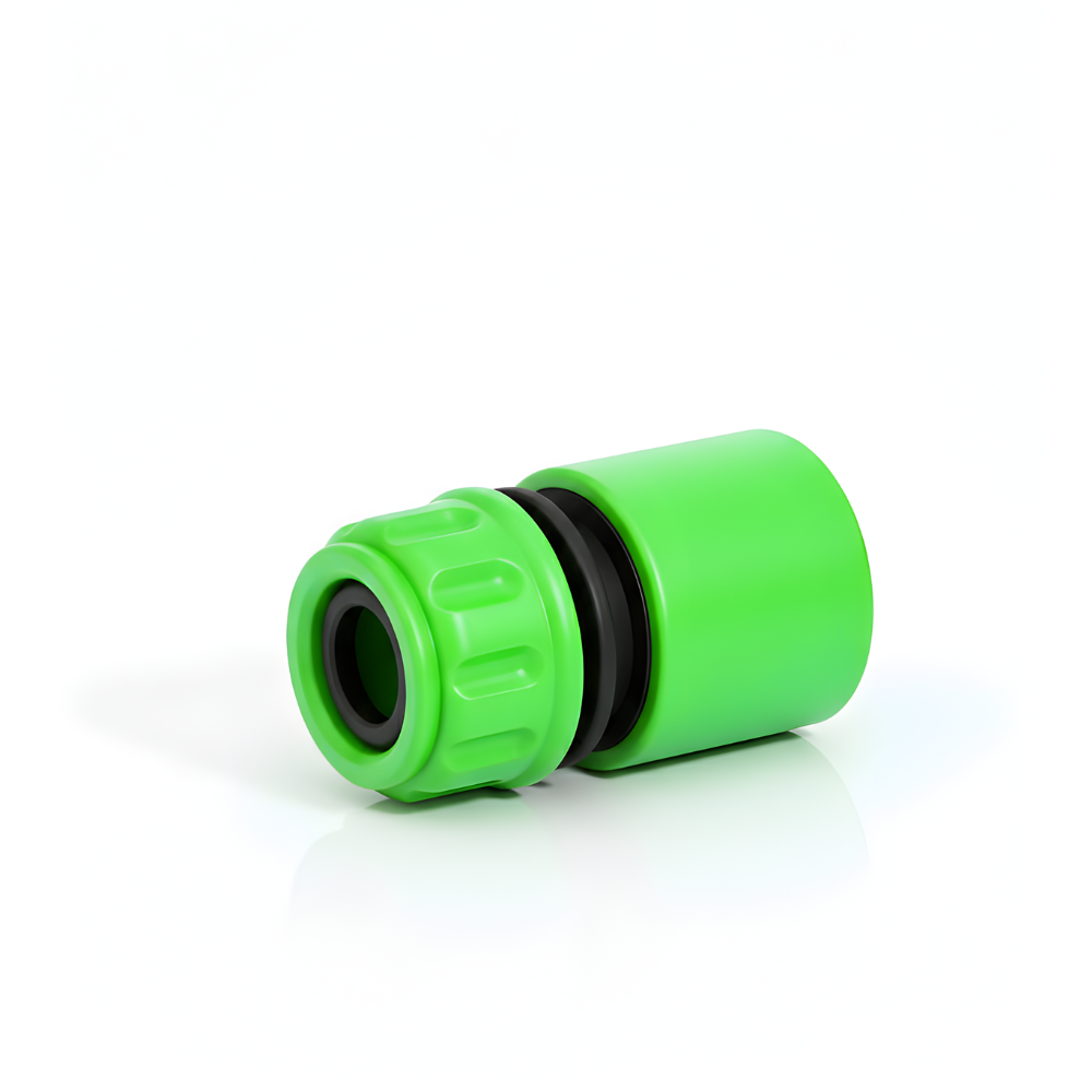 SSBO Konektor Selang Presisi 1/2 Inch – Warna Hitam Hijau, Anti Bocor & Tahan Cuaca untuk Selang Taman & Rumah Tangga