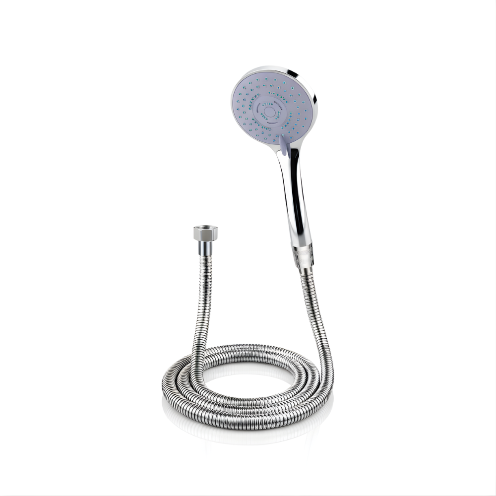 SSBO Paket Shower Kamar Mandi 4 Mode Silver 1.5 M – Kepala Shower Multifungsi Tekanan Tinggi Anti Bocor