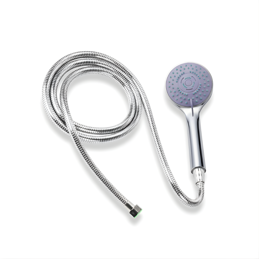 SSBO Paket Shower Kamar Mandi 4 Mode Silver 1.5 M – Kepala Shower Multifungsi Tekanan Tinggi Anti Bocor