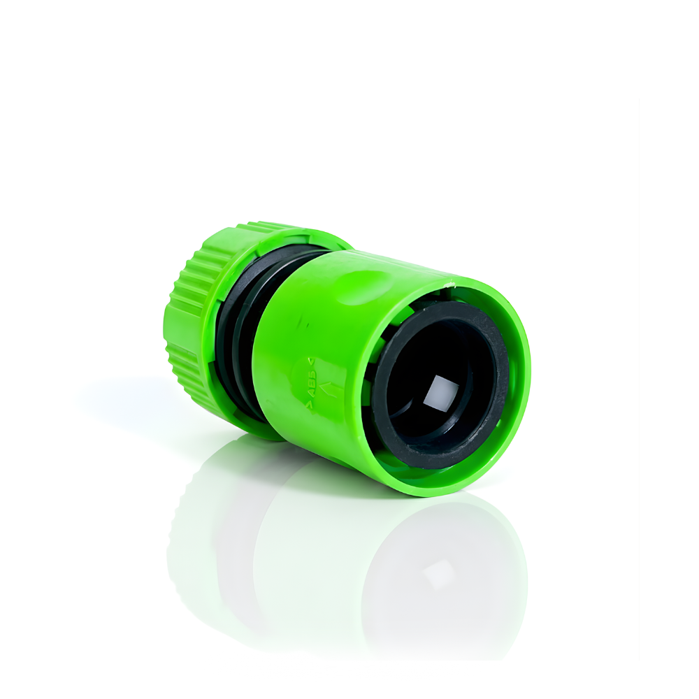 SSBO Konektor Selang Presisi 5/8 Inch – Hitam Hijau, Anti Bocor & Tahan Cuaca untuk Selang Taman & Rumah Tangga