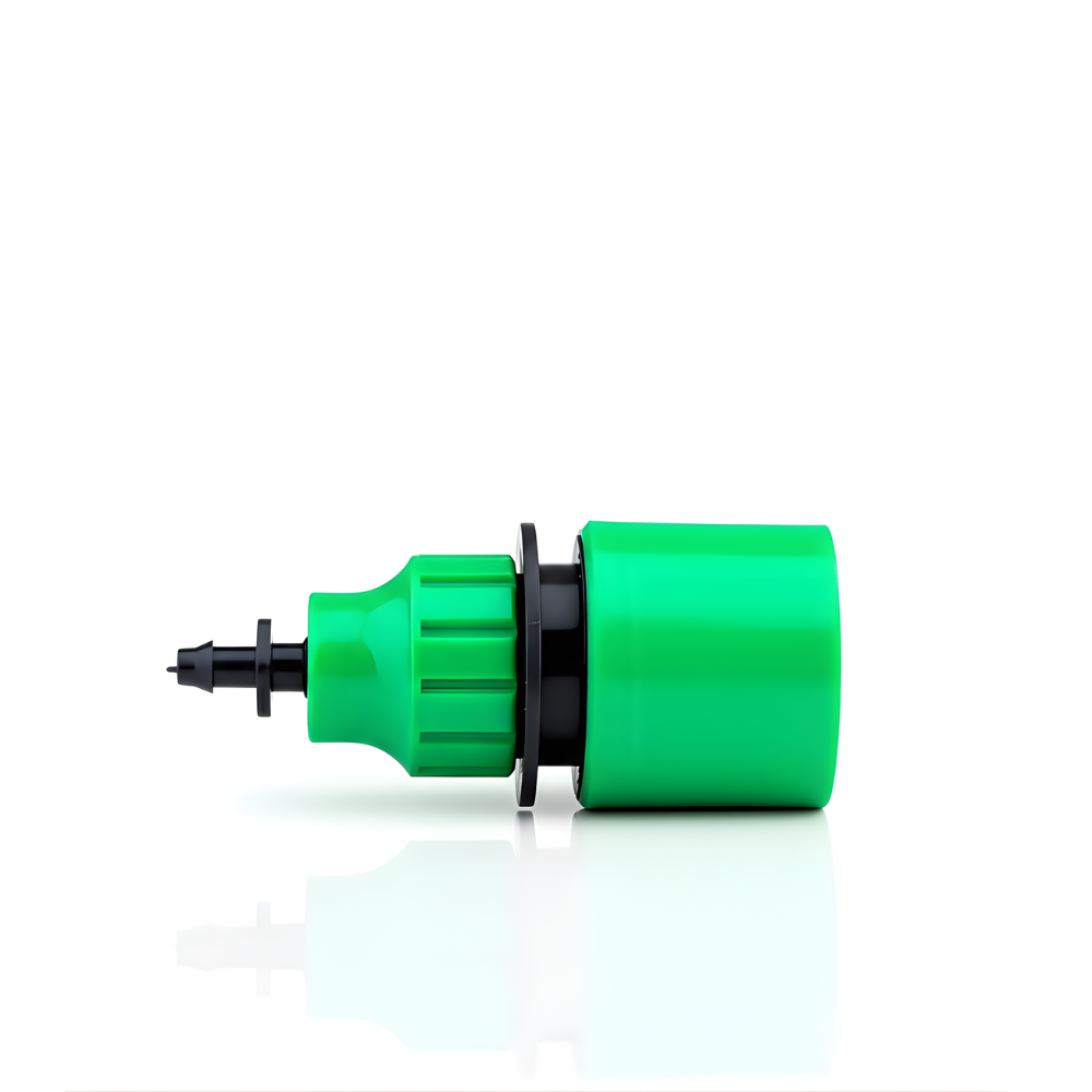 Konektor Selang PE 7 mm Warna Hijau – Konektor Anti Bocor untuk Irigasi Tetes