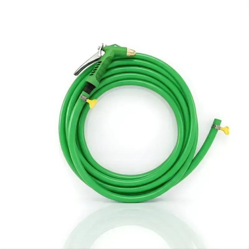 Selang Air Elastis 1 mm SSBO ½, ⅝ & ¾ Inch + Nozzle Water Gun + 2 Klem Pengunci  Fleksibel, Kuat, Tahan Tekanan & Siap Pakai