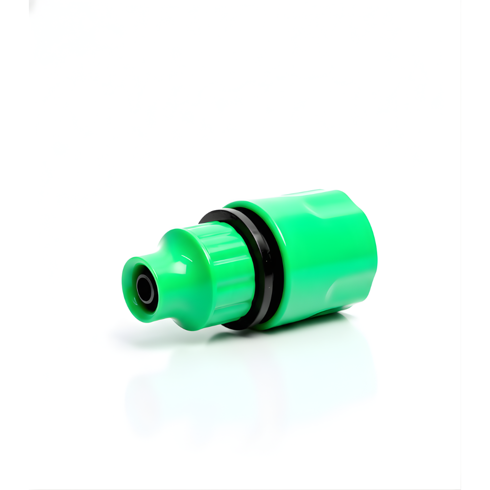 Konektor Selang PE 11 mm Warna Hijau – Konektor Anti Bocor untuk Irigasi Tetes