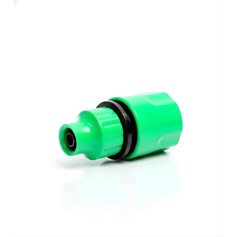 Konektor Selang PE 11 mm Warna Hijau – Konektor Anti Bocor untuk Irigasi Tetes