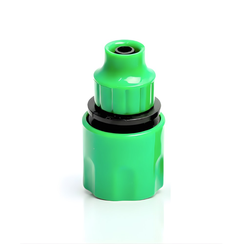 Konektor Selang PE 11 mm Warna Hijau – Konektor Anti Bocor untuk Irigasi Tetes