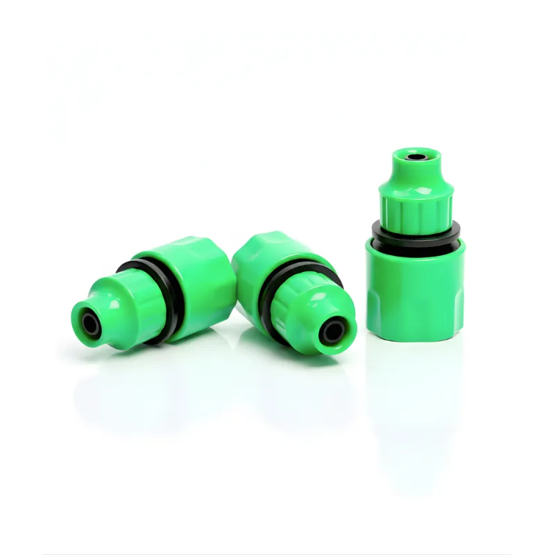Konektor Selang PE 11 mm Warna Hijau – Konektor Anti Bocor untuk Irigasi Tetes