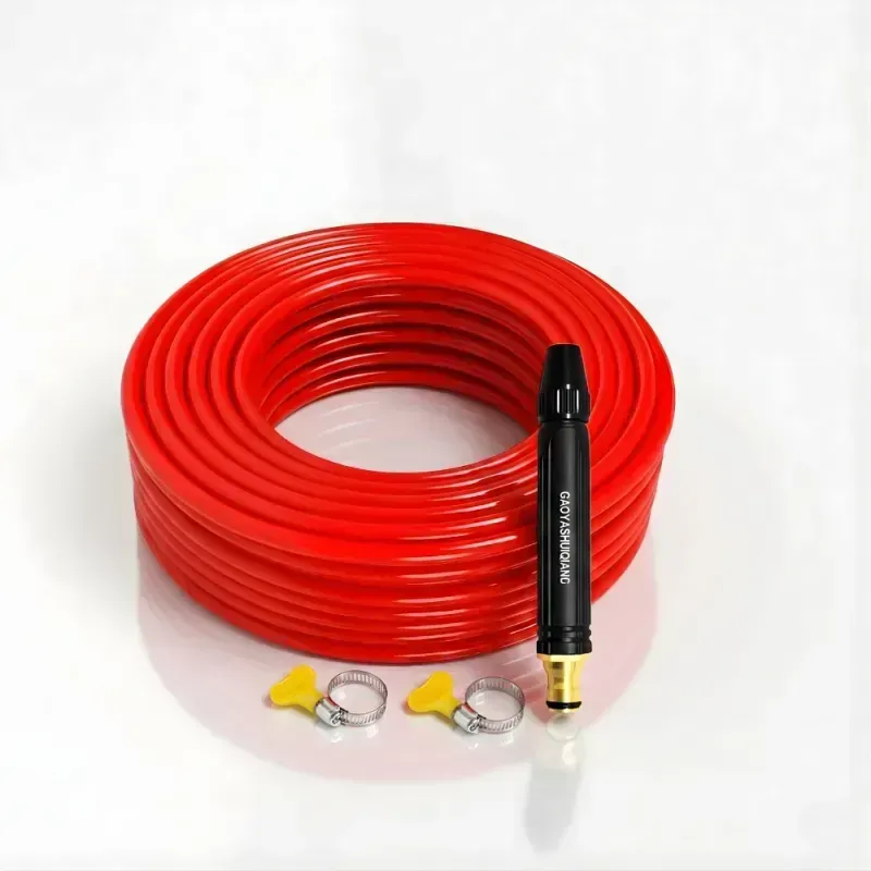 Selang Air Elastis 1 mm SSBO ⅝ & ¾ Inch – Nozzle Stick + 2 Klem  Kuat, Fleksibel, Tahan Tekanan & Siap Pakai