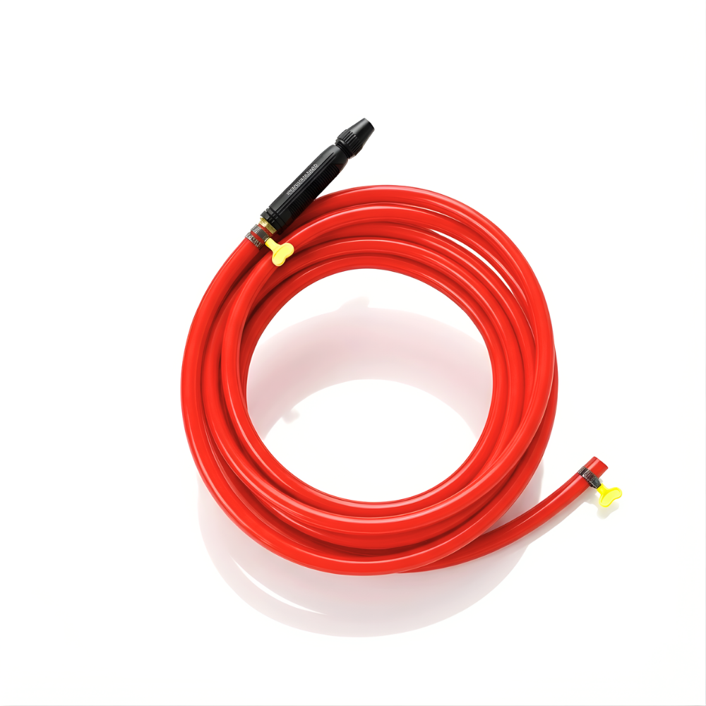 Selang Air Elastis 1 mm SSBO ⅝ & ¾ Inch – Nozzle Stick + 2 Klem  Kuat, Fleksibel, Tahan Tekanan & Siap Pakai