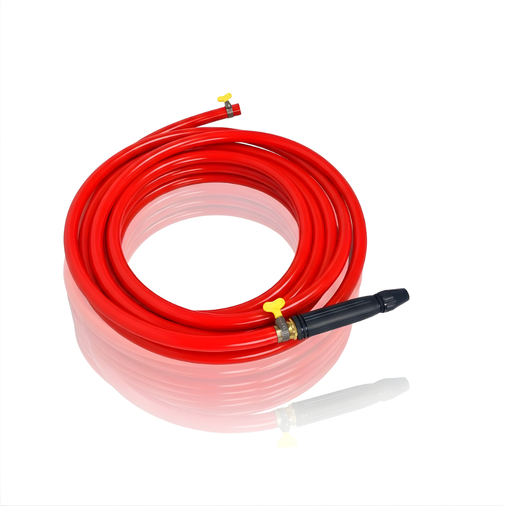 Selang Air Elastis 1 mm SSBO ⅝ & ¾ Inch – Nozzle Stick + 2 Klem  Kuat, Fleksibel, Tahan Tekanan & Siap Pakai