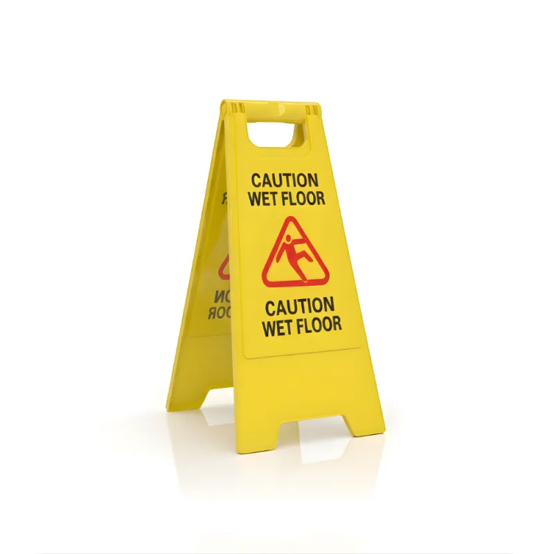 Floor Sign Caution SSBO – Papan Peringatan Lantai Basah & Bahaya, Tinggi 60 cm, Lipat dan Ringan