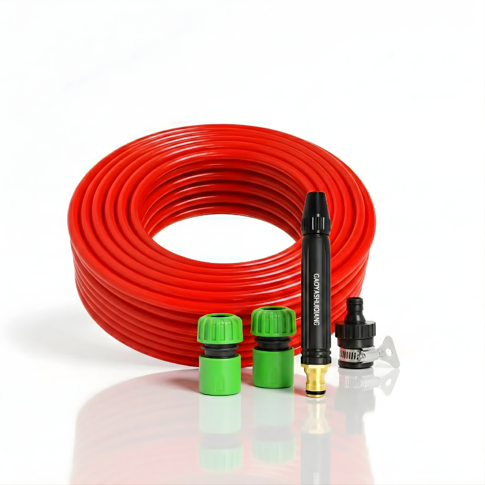 Paket Selang Air Elastis 1mm SSBO ½, ⅝ & ¾ Inch – Nozzle Stick, 2 Konektor & Fitting Lengkap