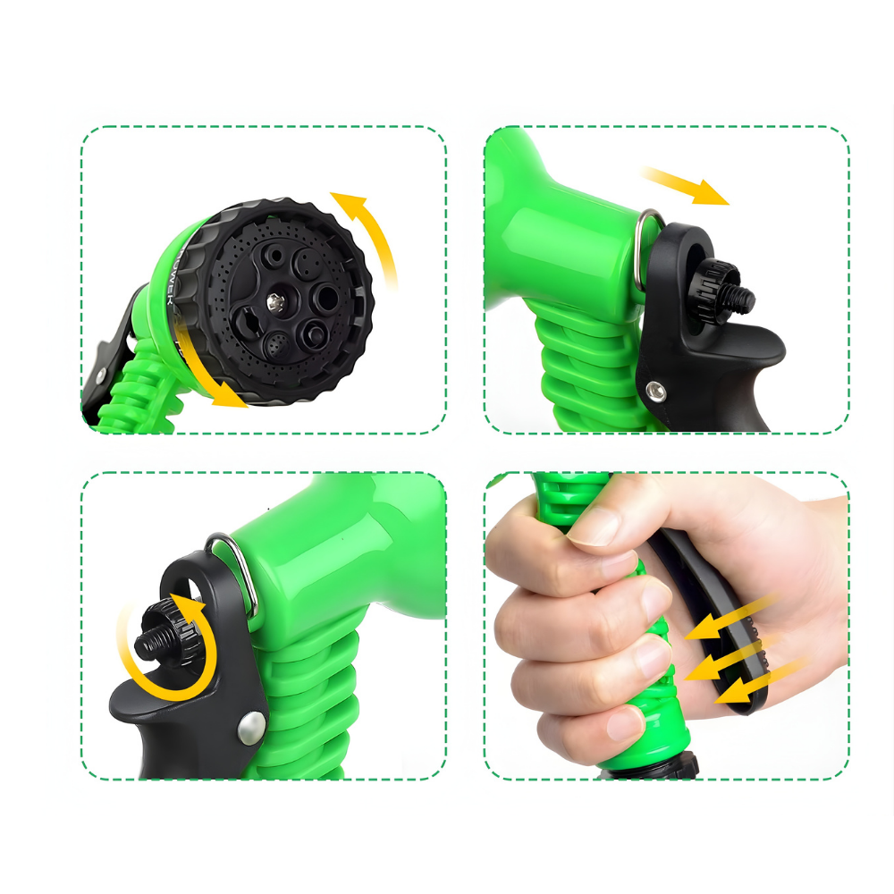 Nozzle Semprotan Air SSBO – Model Spray Hijau, Tekanan Kuat, Hemat Air & Cocok untuk Menyiram Taman dan Tanaman